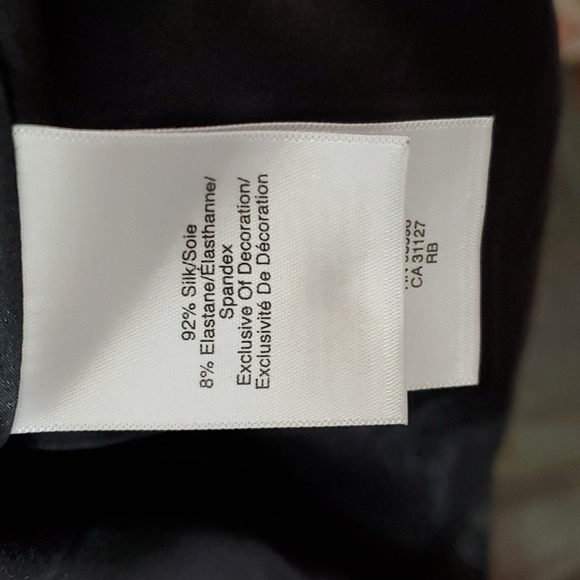 DKNY Donna Karan New York Metal Studded Silk Dress in Black, Size 2 - Picture 8 of 9